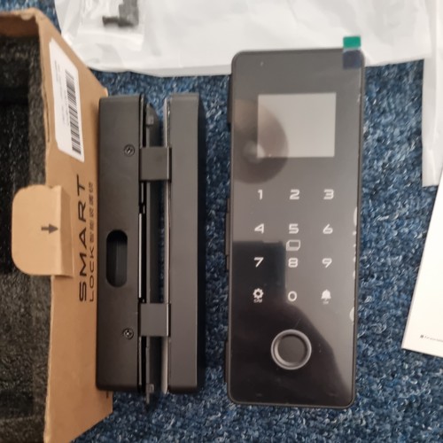 Biometric glass door lock - door,