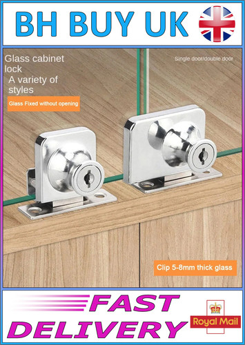 Glass door lock double - lock,