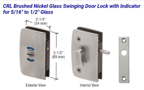 Crl brushed nickel - nickel, glass