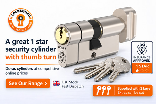 Euro cylinder door - door, thumb