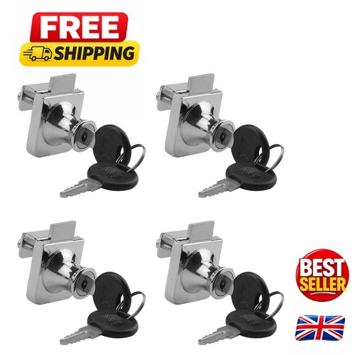 Modern 4pcs showcase locks - 4pcs, for