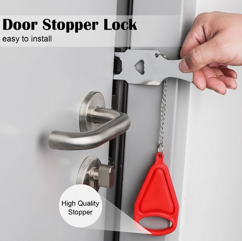 Portable door lock - portable,