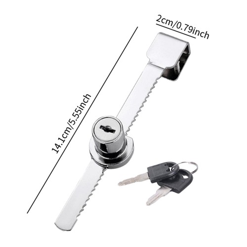 Sliding glass door lock with - glass,