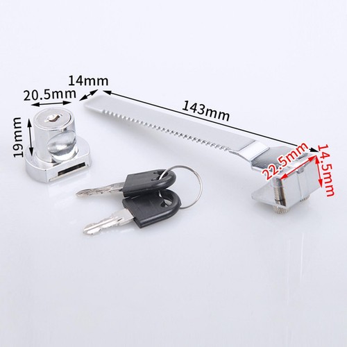 Glass display case lock - display,