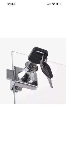 Glass door lock lockset - 4,