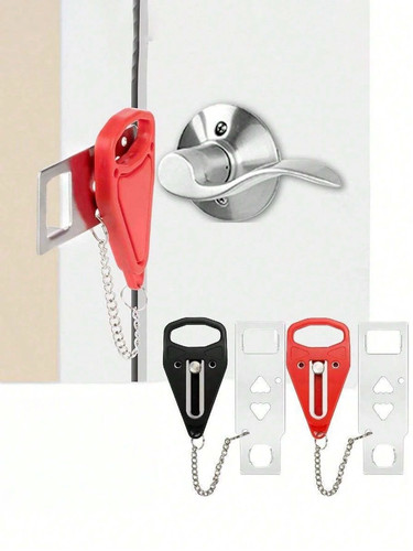 Portable door lock hardware - lock,