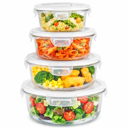 Glass food containers - containers, meal