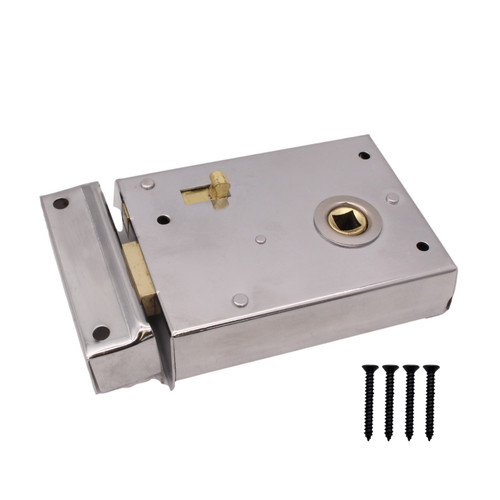 Black rim lock sash - black,