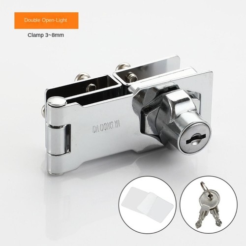 Security glass door lock - glass,