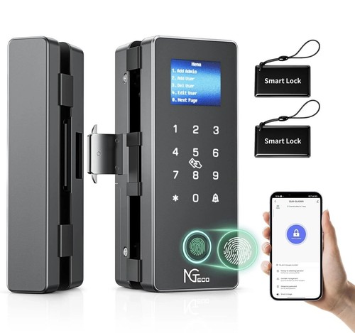 Wifi smart glass door lock - smart,