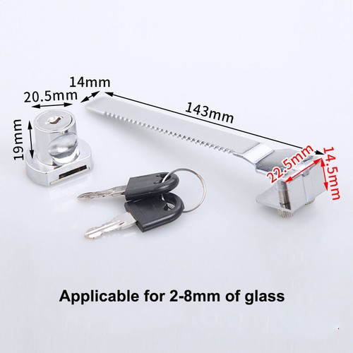 Sliding glass door lock - glass,