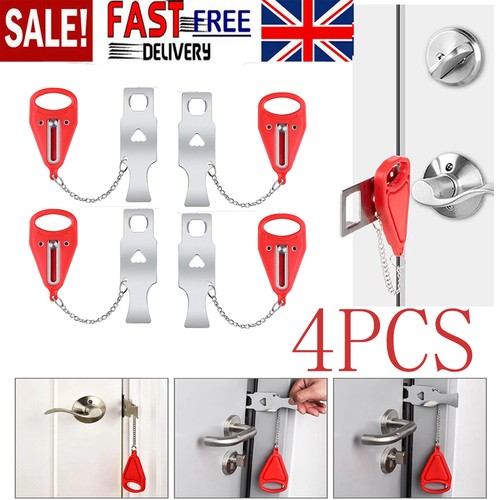 Portable door lock hardware - door,